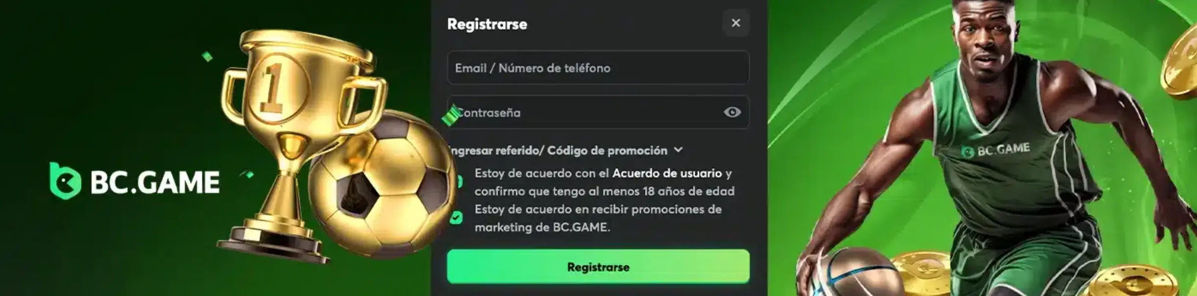 Cómo registrarse en BC.Game Cómo registrarse en BC.Game