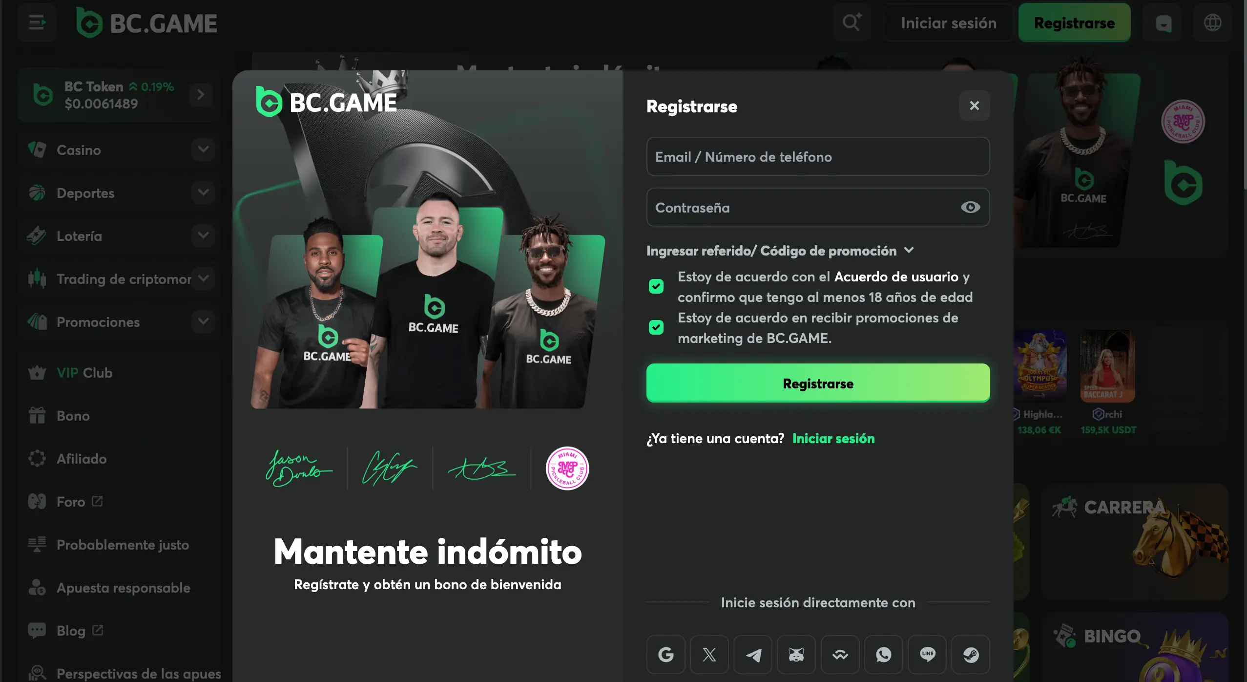 registrarse 1